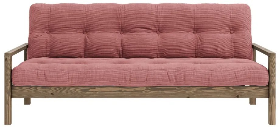 Canapea roz extensibilă 205 cm Knob – Karup Design