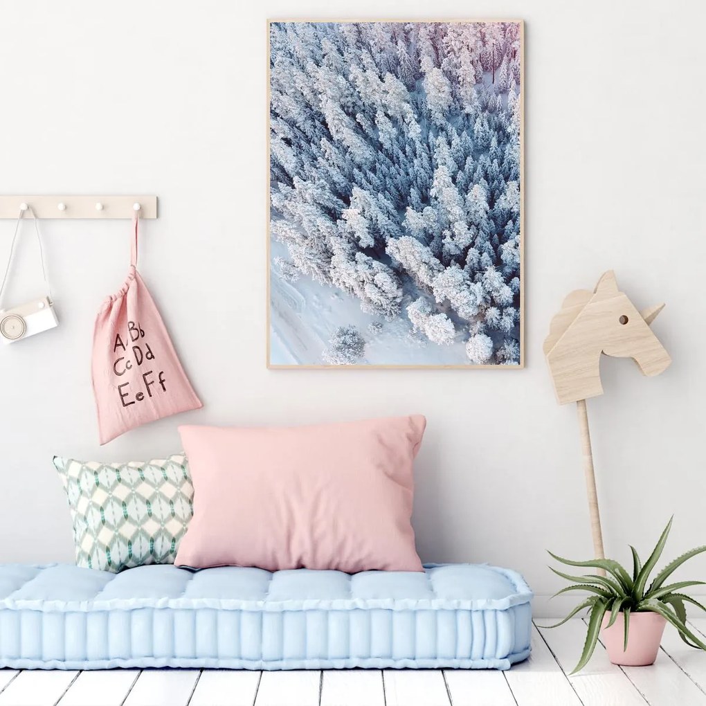 Poster - Pădurea înzăpezită (A4)