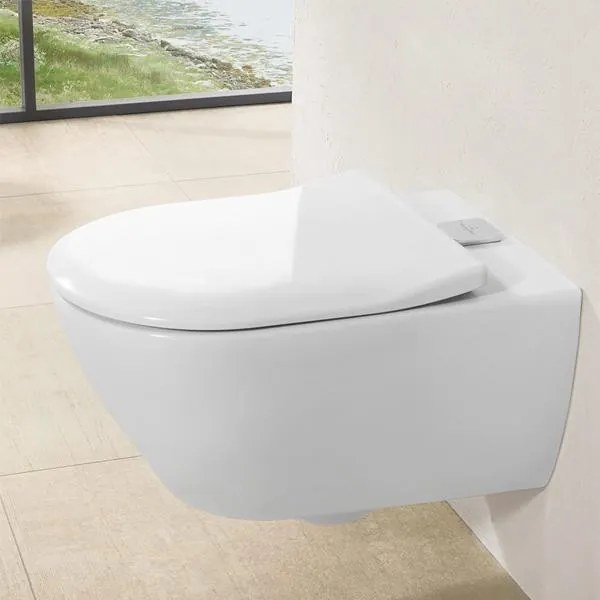 Vas WC suspendat Villeroy & Boch, Subway 2.0, direct flush, ViFresh, alb alpin