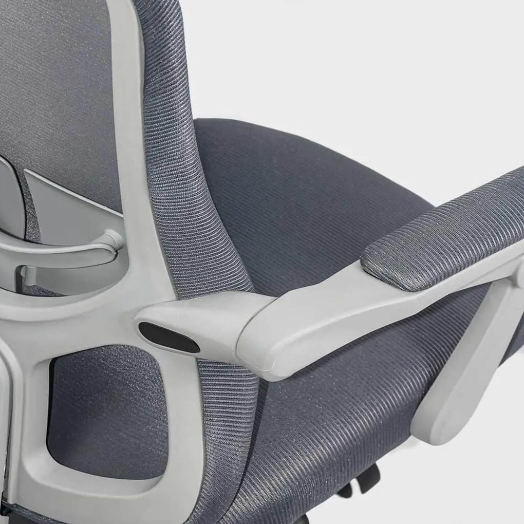 Scaun ergonomic OFF 430 gri, suport picioare și rabatare 135°