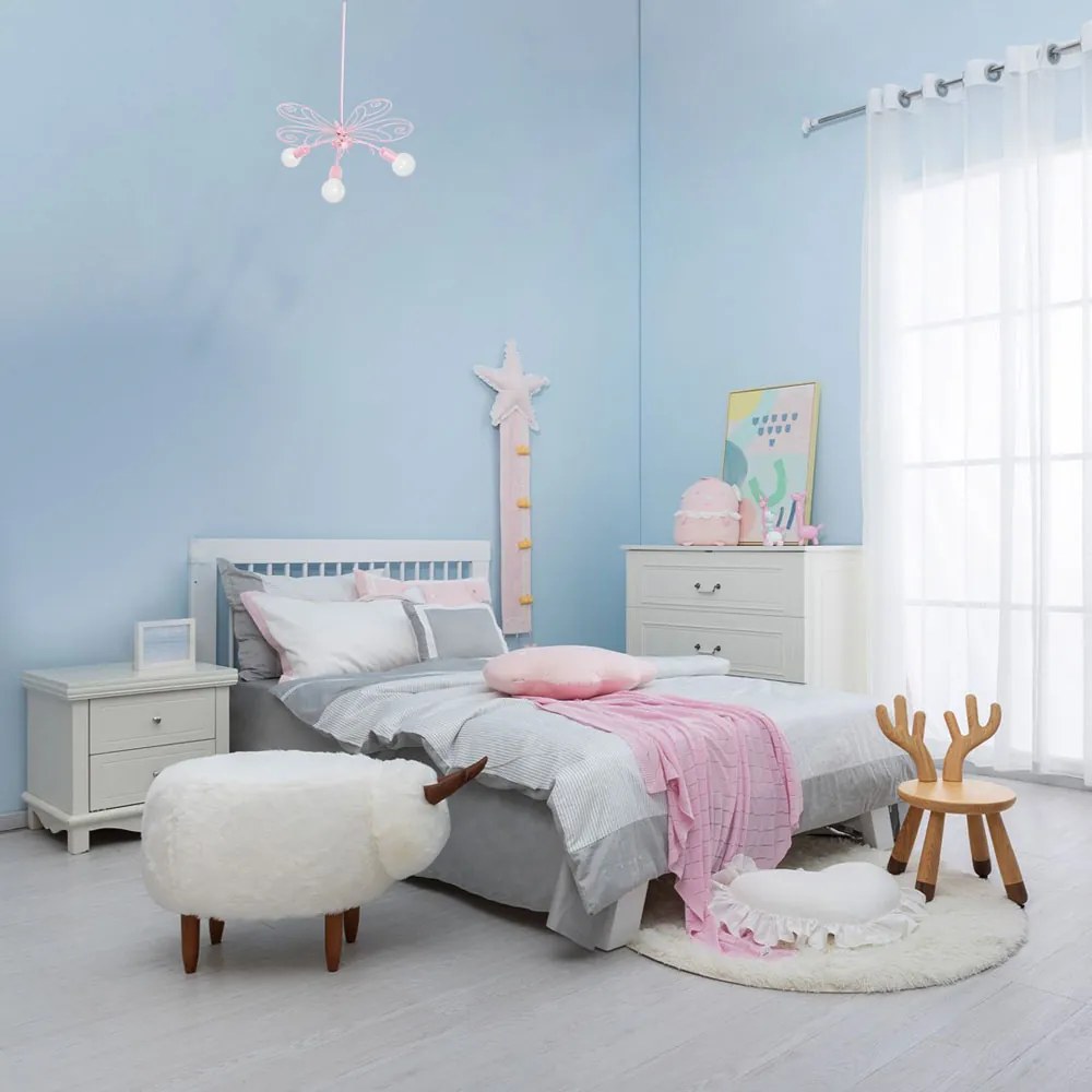 Lustra Plafon MOTYL Milagro Modern, E27, Roz, MLP3933, Polonia