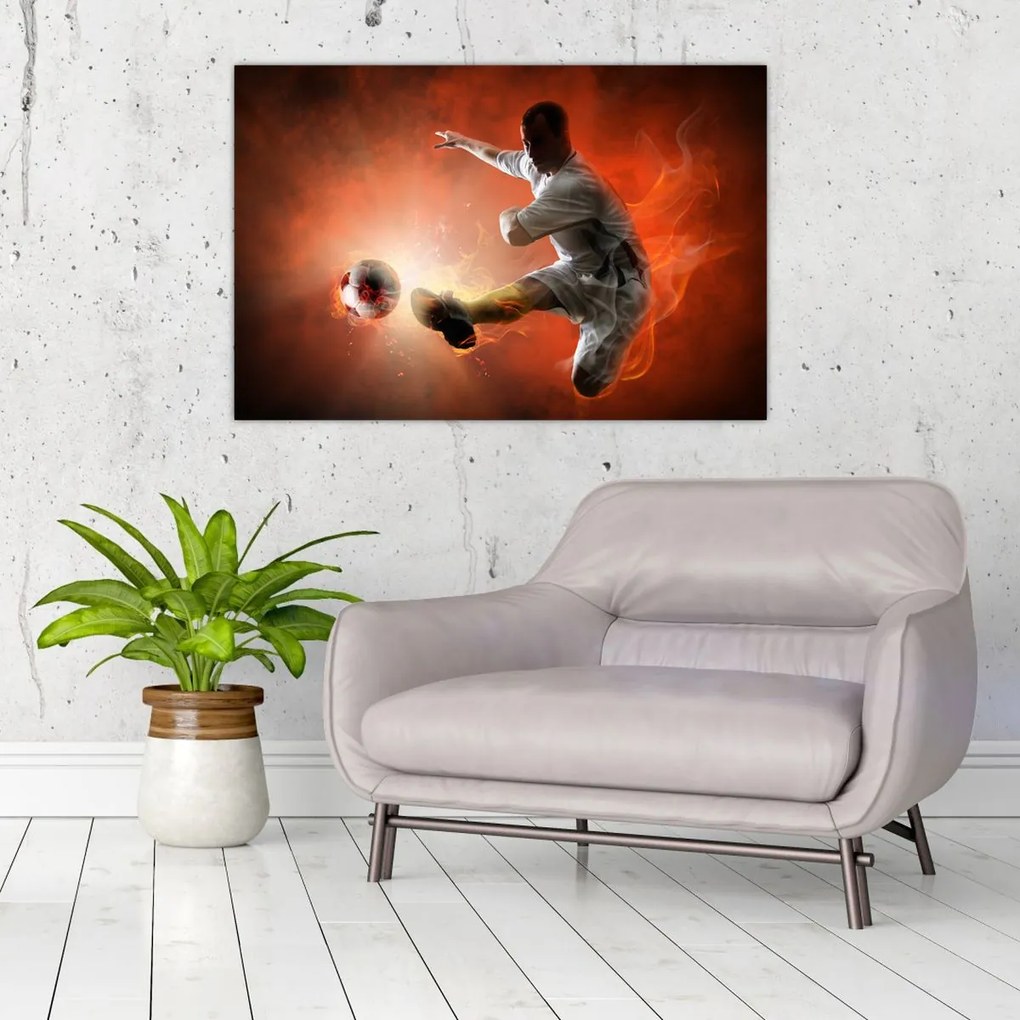 Tablou - Fotbalistul (90x60 cm)