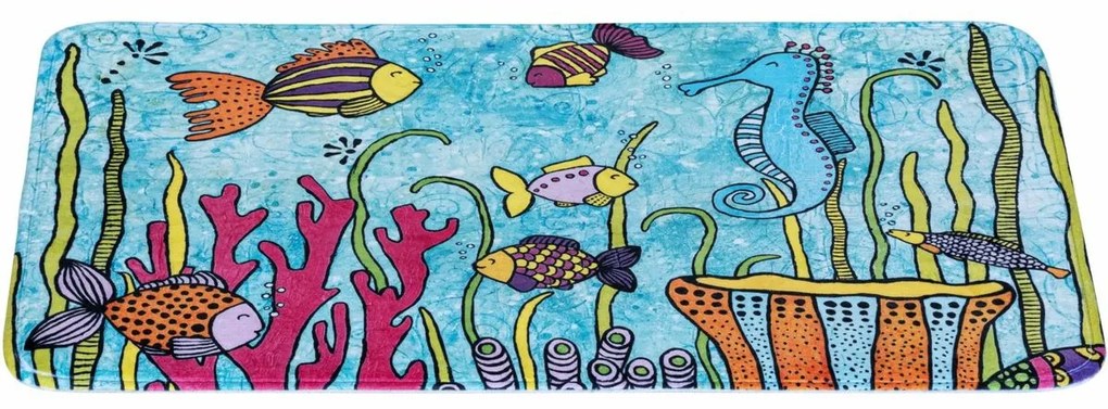 Covoraș de baie Wenko Rollin'Art Ocean Life, 45 x 70 cm