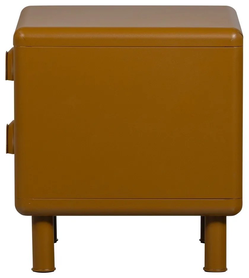 Noptieră galben ocru din metal Rune – WOOOD