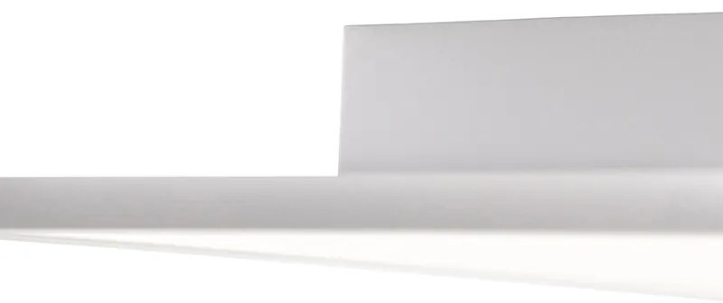 Plafoniera albă cu LED și dimmer cu telecomandă - Liv