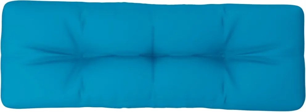 vidaXL Pernă de paleți albastru deschis 120x40x12 cm material textil