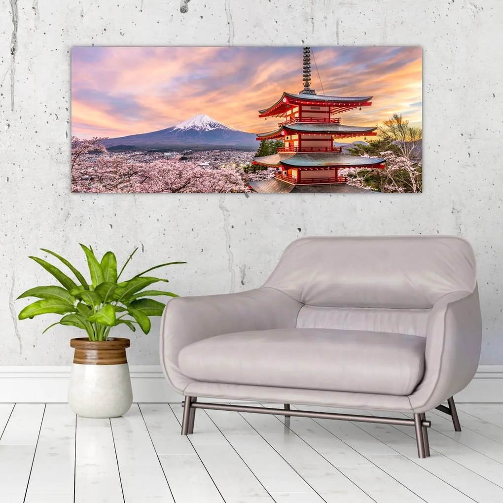 Tablou - Fuji,Japonia (120x50 cm)