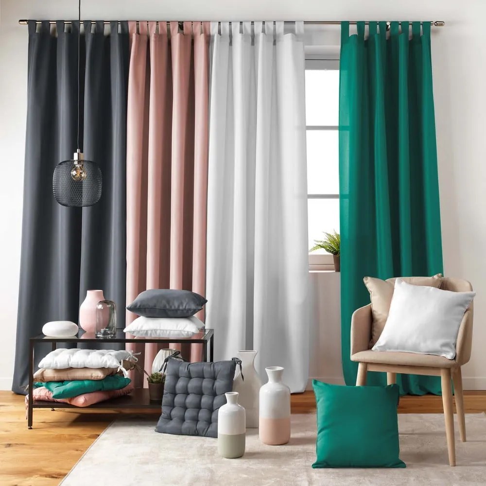 Draperie kaki 140x260 cm Essentiel – douceur d'intérieur