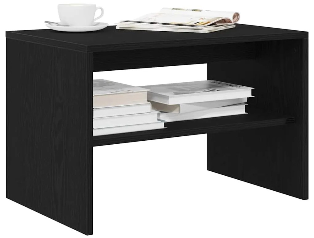 vidaXL Dulap TV Stejar Negru 60x40x40 cm Lemn prelucrat