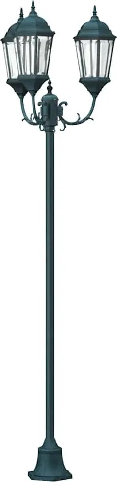 vidaXL Lumina de grădină Verde vintage periat 57 x 49 x 241 cm