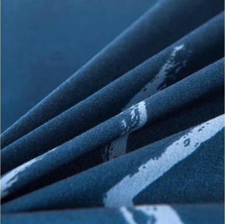 Lenjerie de pat din microflanel STARMISS albastru inchis Dimensiune lenjerie de pat: 70 x 90 cm | 140 x 220 cm