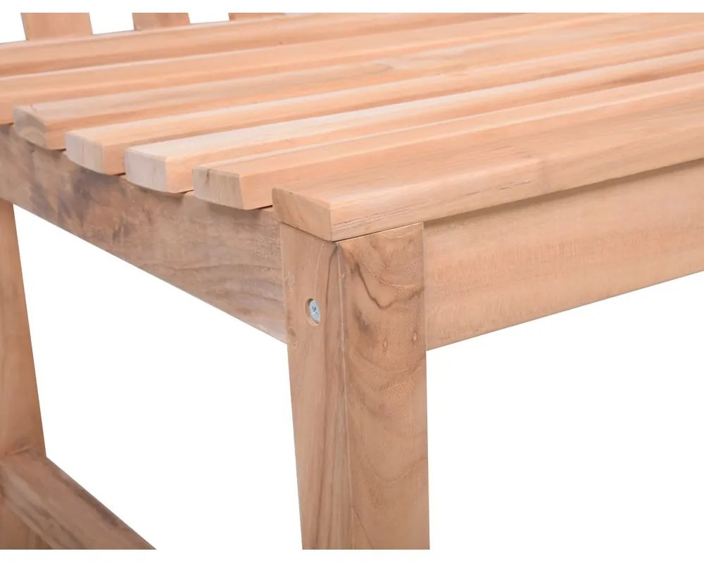 Bancă de grădină în culoare naturală din lemn masiv Solo – Garden Pleasure