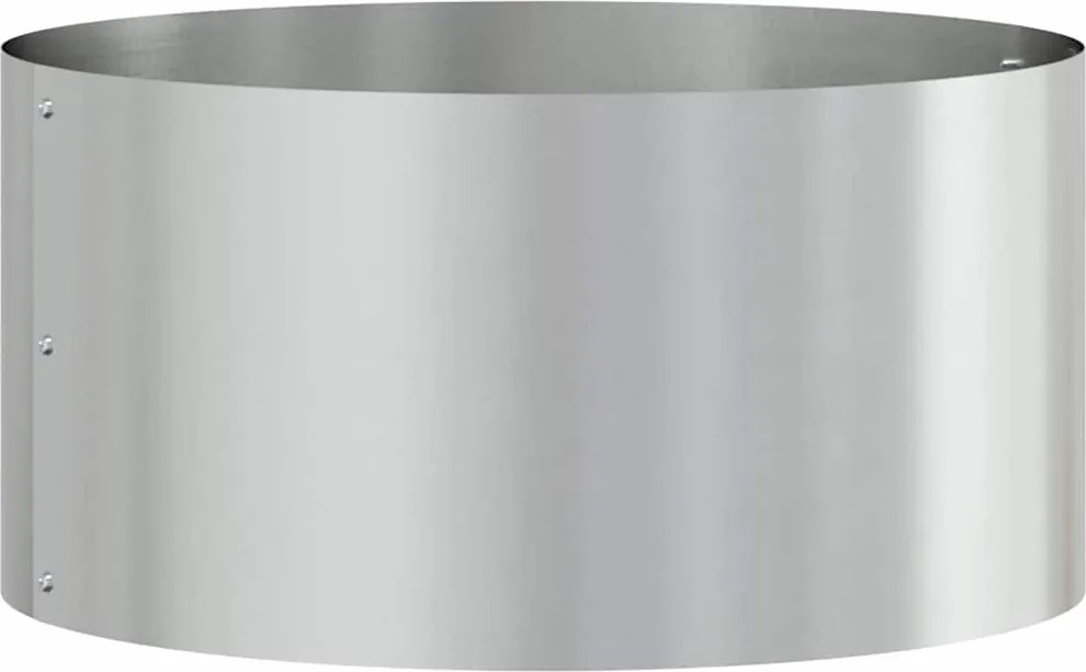 vidaXL Inele pentru vaze Argintiu 40 x 40 x 20 cm Oțel Galvanizat