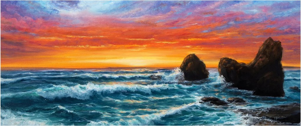 Tablou - Apus de soare (120x50 cm)