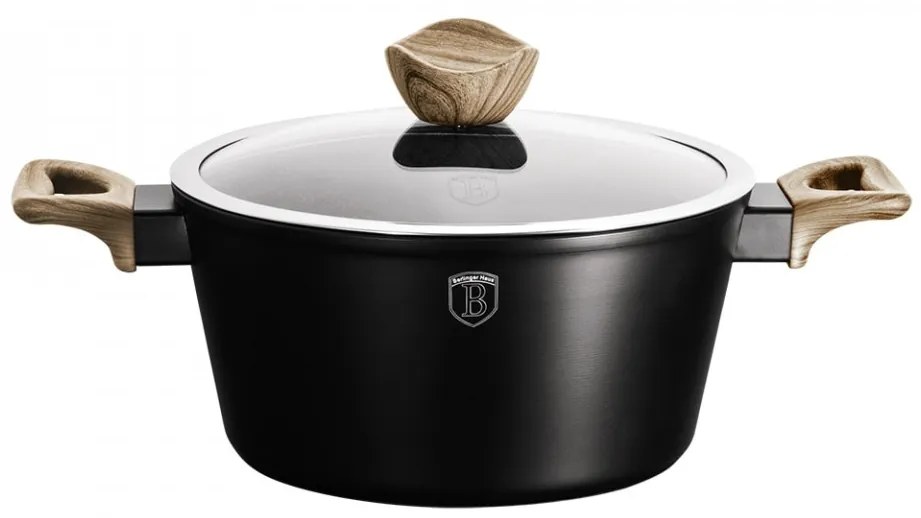 Oala cu capac 20 cm Ebony Maple Collection Berlinger Haus BH 1705