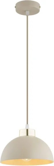BRILAGI - Lustru suspendat pe cablu MOON 1xE27/60W/230V Ø 18 cm, bej/auriu