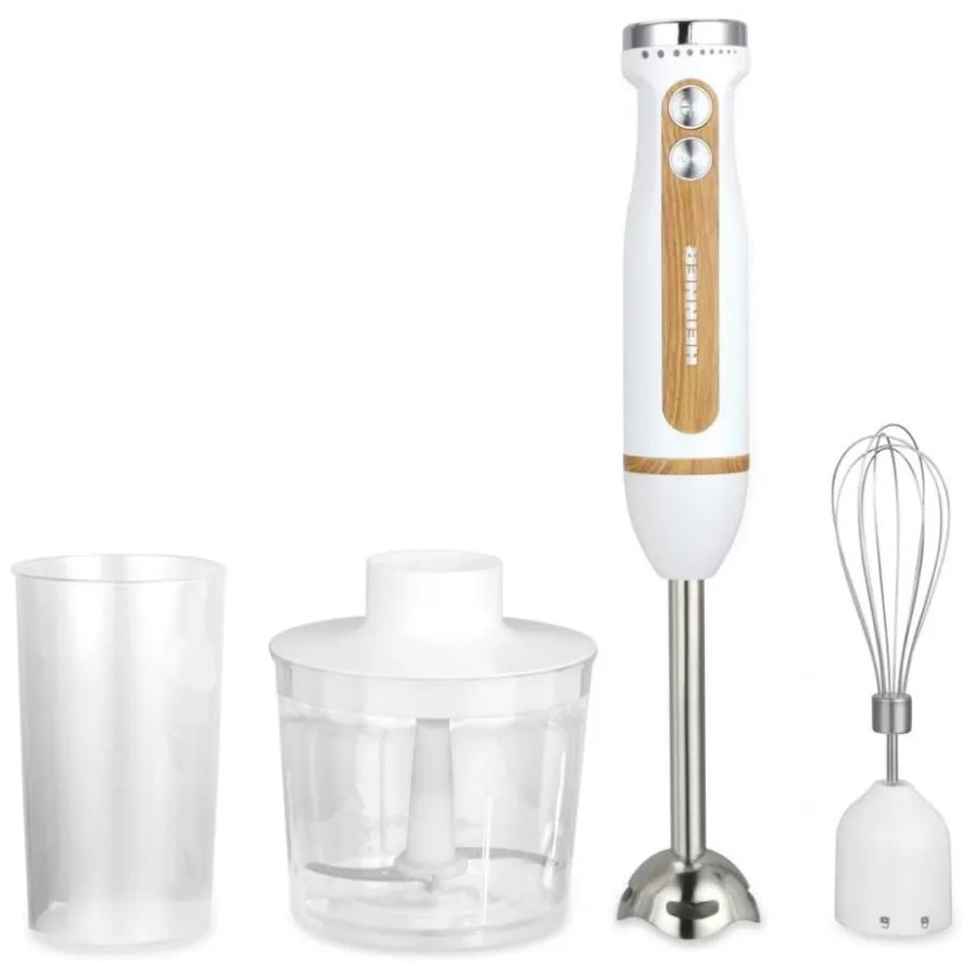 Heinner HB-DC600WH - Mixer vertical 600 W / 230 V alb/maro