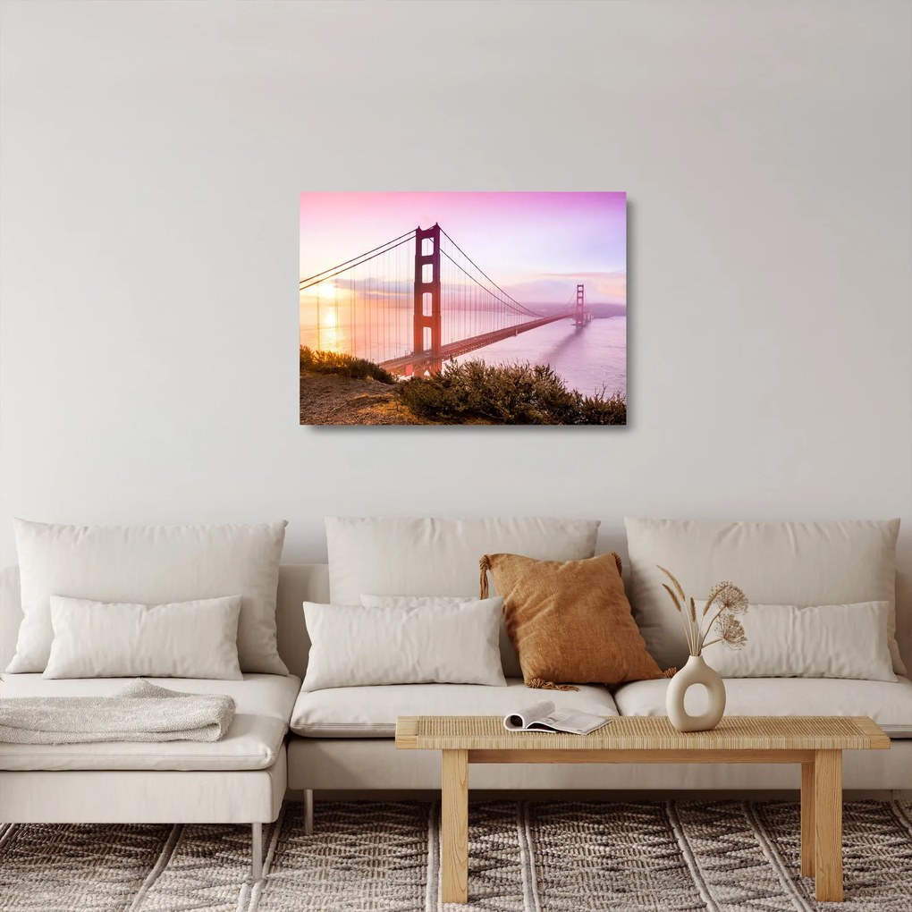 Tablou pe sticlă - San Francisco (70x50 cm)