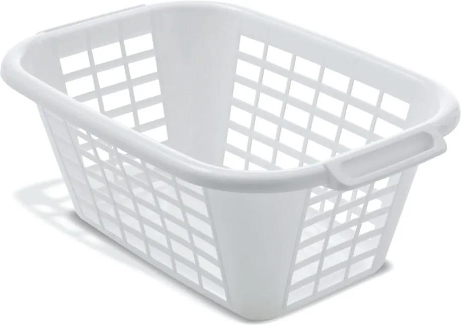 Coș de rufe Addis Rect Laundry Basket, 40 l, alb