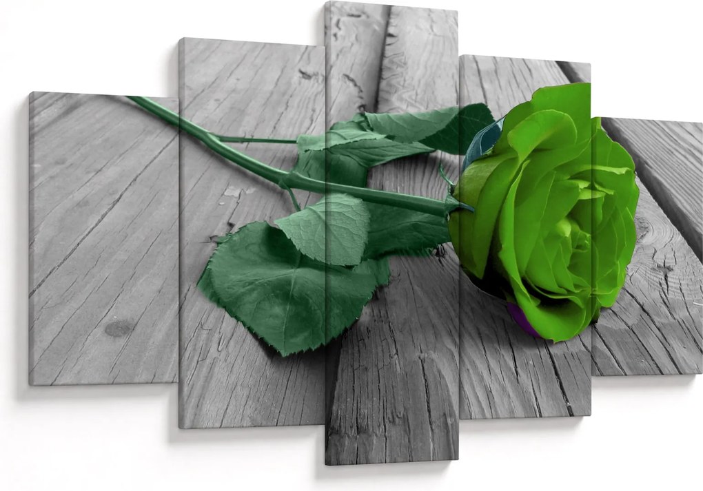 Tablou - Trandafir verde (150x105 cm)