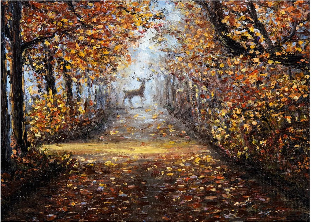 Tablou - Spiritul pădurii (70x50 cm)