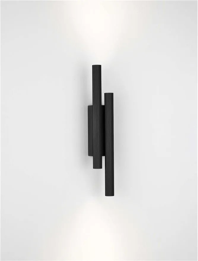 Aplica LED ambientala stil minimalist PARON 2 negru H-38cm