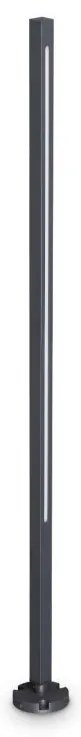 Stalp LED slim pentru iluminat exterior, IP65 Jedi pt h120 antracit