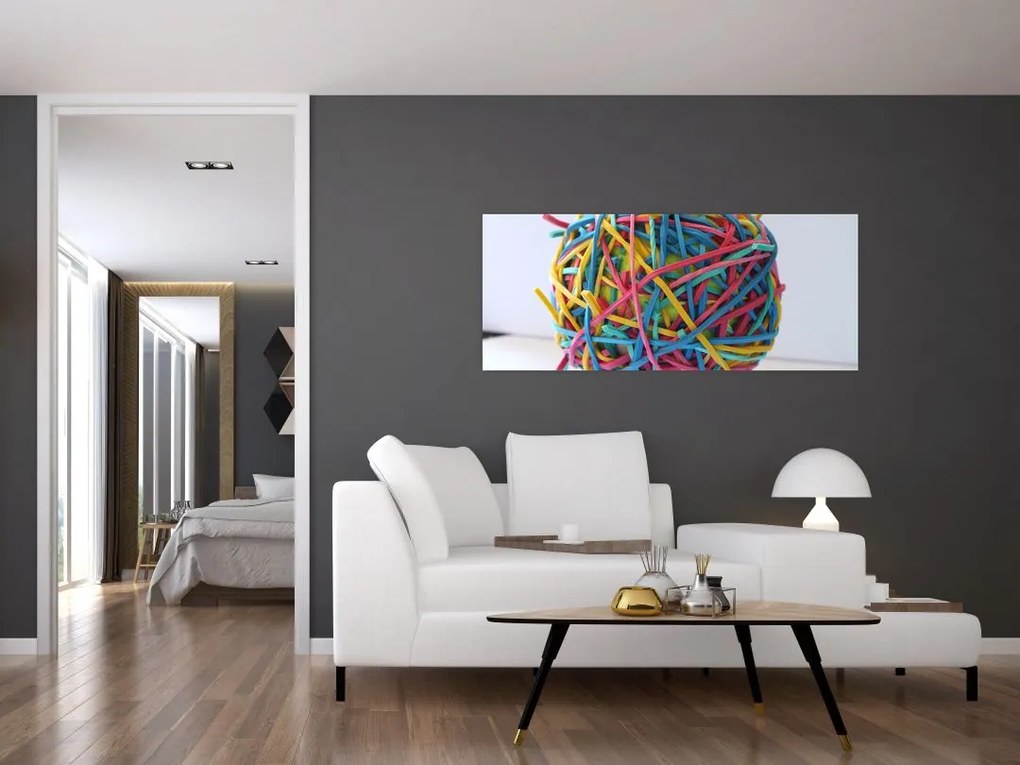 Tablou cu gumițe (120x50 cm)