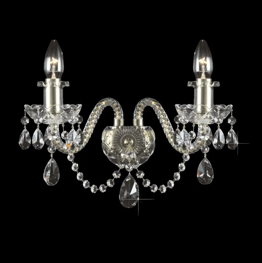 Aplica cristal Bohemia N21 009/02/1-A; GOLD, lip.