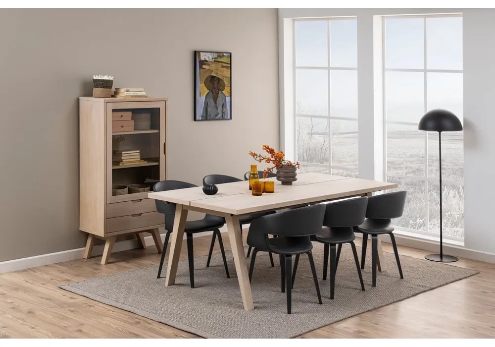 Vitrină în decor stejar 72x145 cm A-Line - Actona