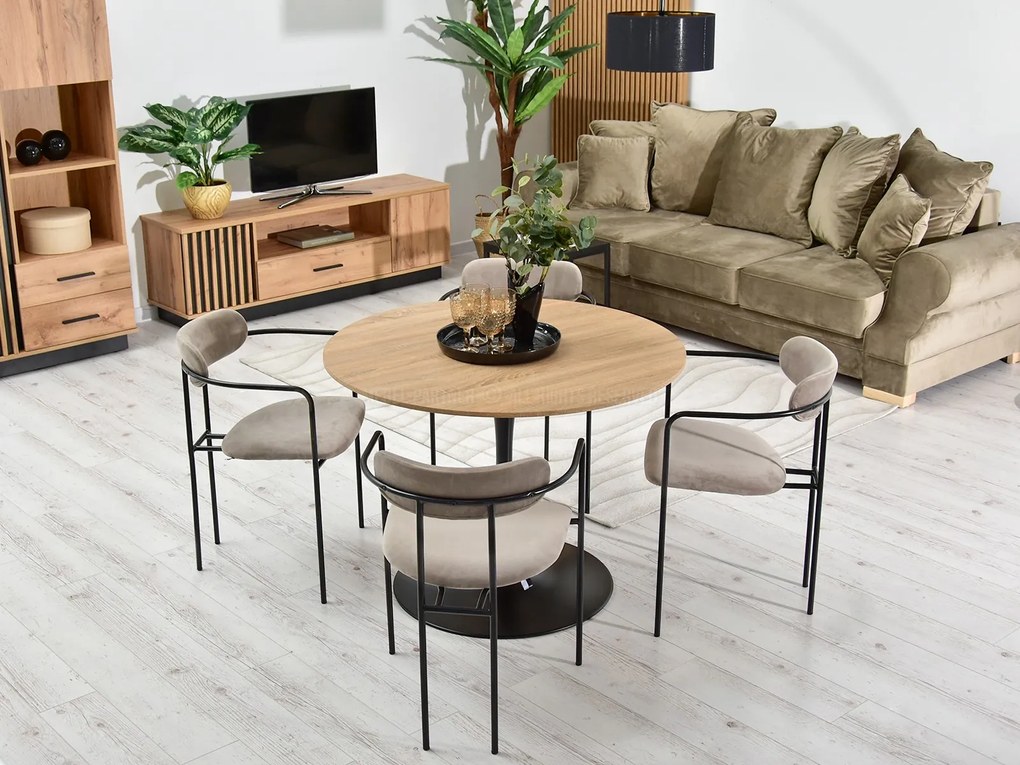 Scaun Magnus (bej + negru). Promo -24%. 1111140