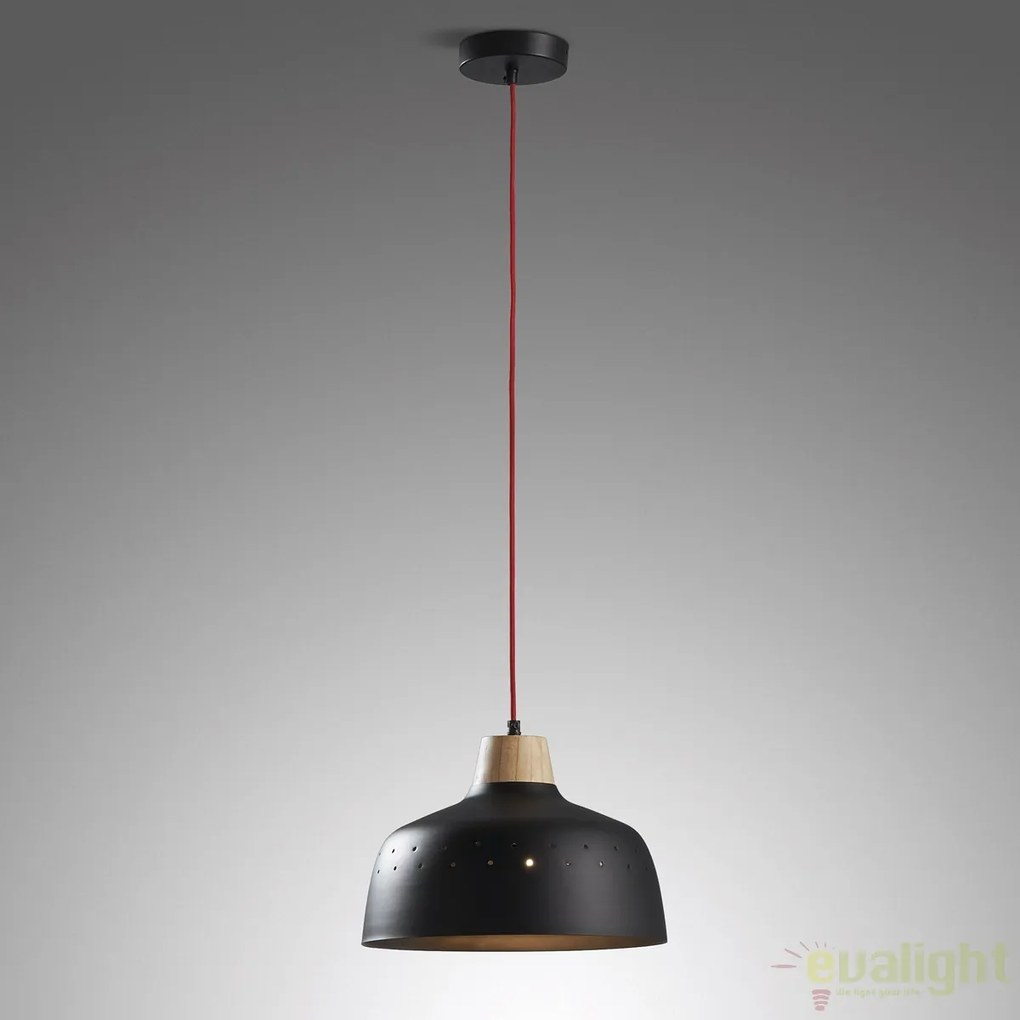 Lustra suspendata / Pendul design modern BLOG negru A505R01 JG