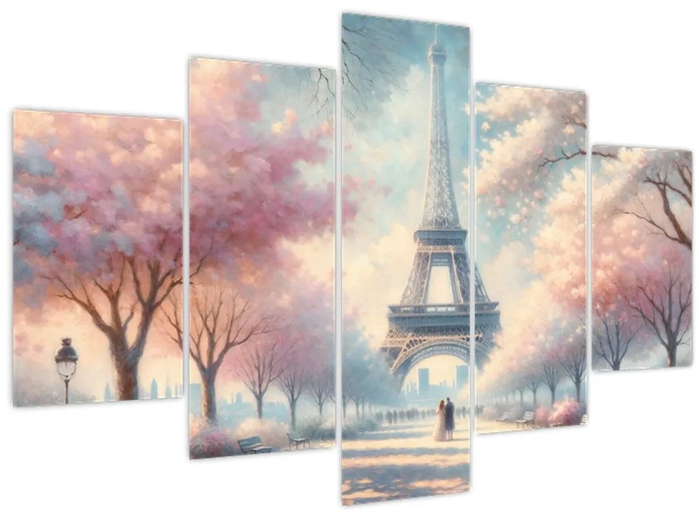 Tablou – Primăvară la Paris (150x105 cm)