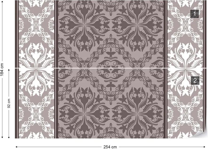 Fototapet GLIX - Vintage Pattern  + adeziv GRATUIT Tapet nețesute - 254x184 cm