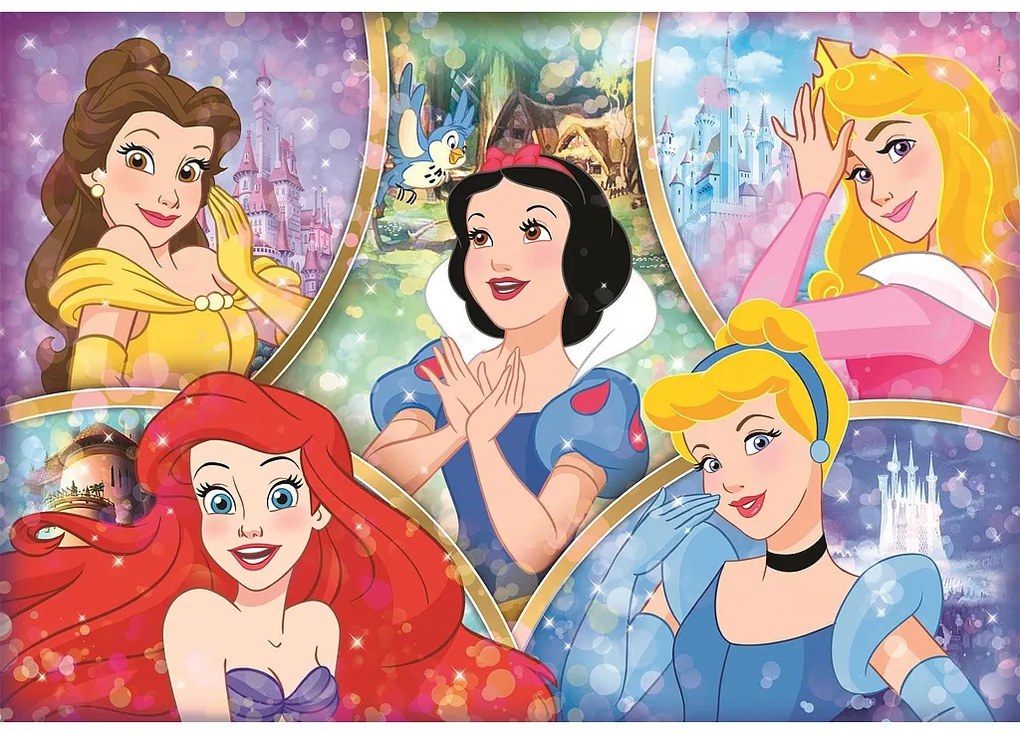 Prințesele Disney Their Own Kingdoms Puzzle Clementoni de 180 de piese