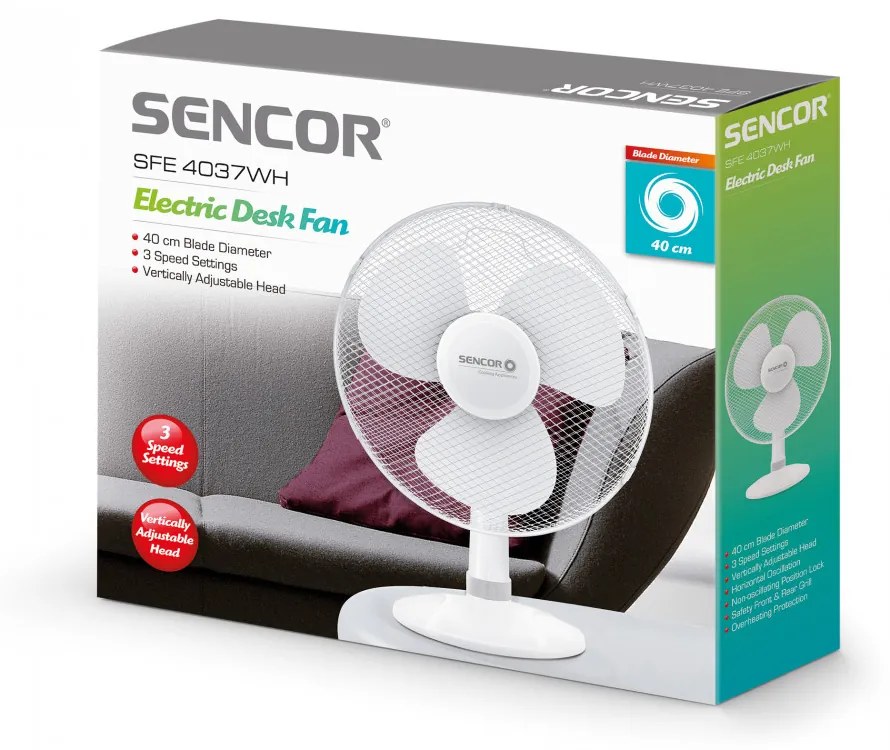 Sencor SFE 4037WH ventilator de masă