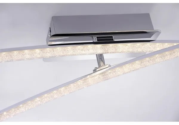 Lustră LED aplicată SIMON 2xLED/8W/230V crom lucios Leuchten Direkt 11292-17