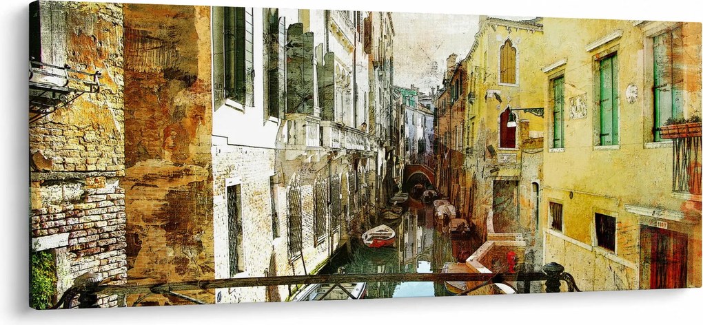 Tablou - Strada din Veneția (120x50 cm)