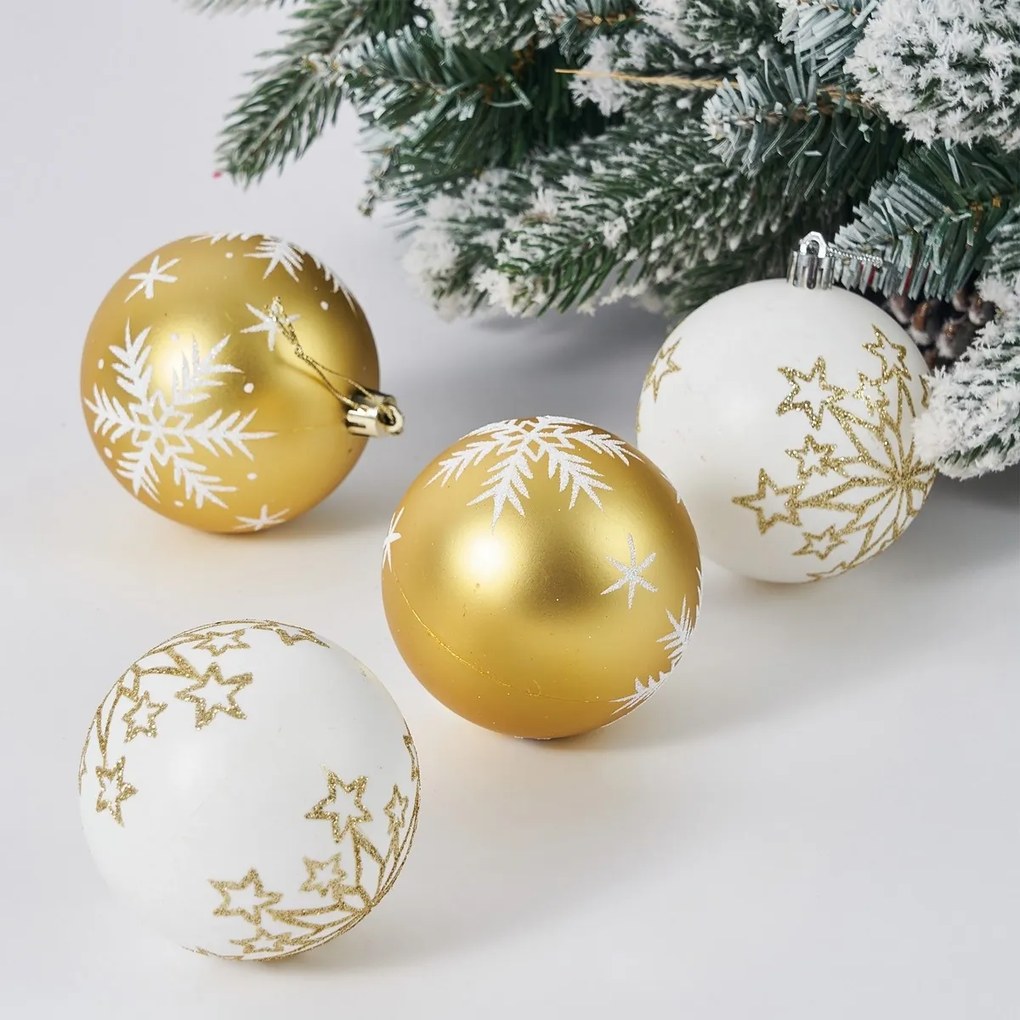 Set ornamente de Crăciun 4Home Golden, 4 buc.