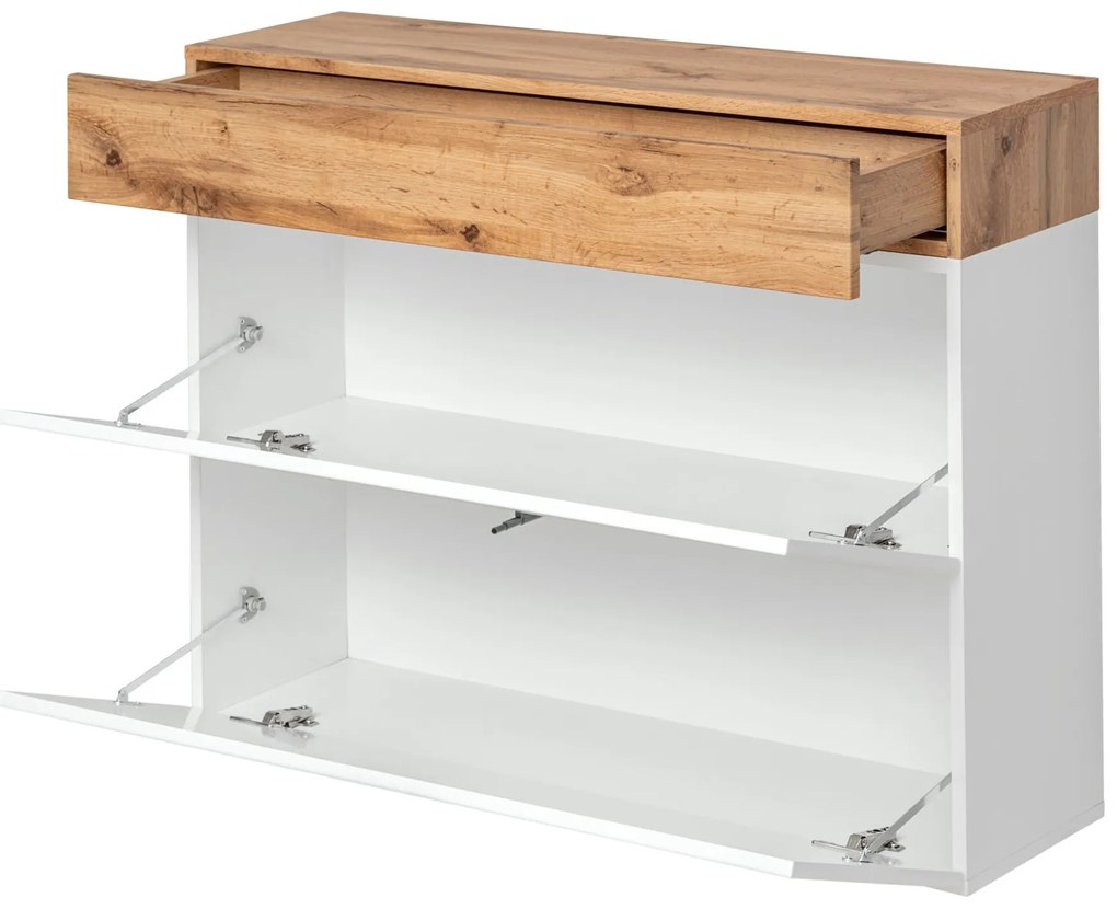 Rafturi cu sertar Elaine 20 WTW EY typ 09 (alb + stejar wotan). Promo -12%. 1024244