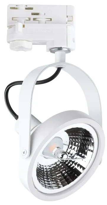 Spot directionabil pentru sina Link, GLIM TRACK BIANCO 229676 IDL