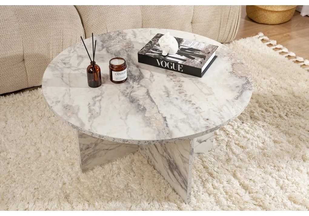 Măsuță de cafea Harmo Freesia Marble