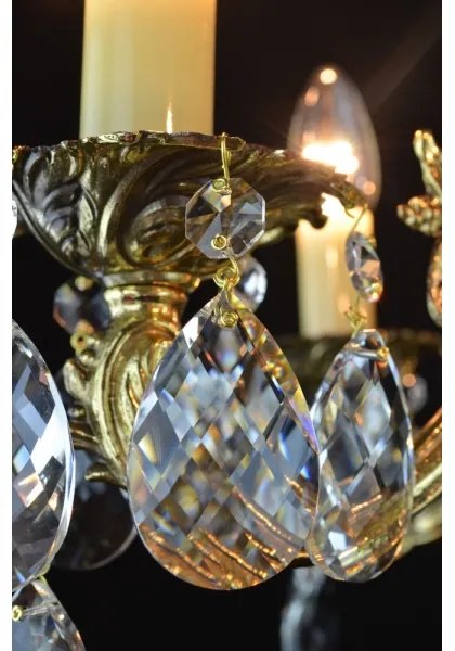 Wranovsky JWZ207061100 - Lustră de cristal pe lanț DRACO 6xE14/40W/230V