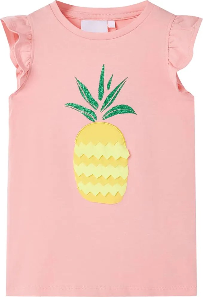 vidaXL Tricou pentru copii, roz, 128