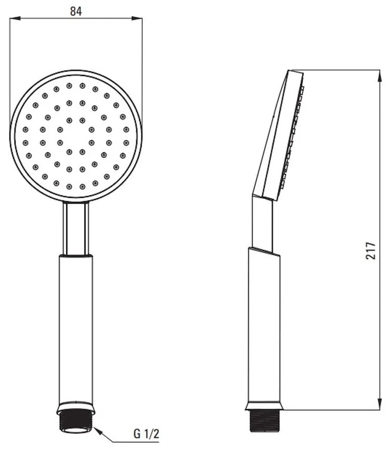 Set paravan dus walk-in 90x195 cm, rigola si set de dus incastrat crom Temisto