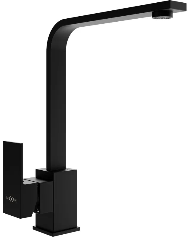 Bateria de bucătărie Mexen Rita, neagră - 670300-70