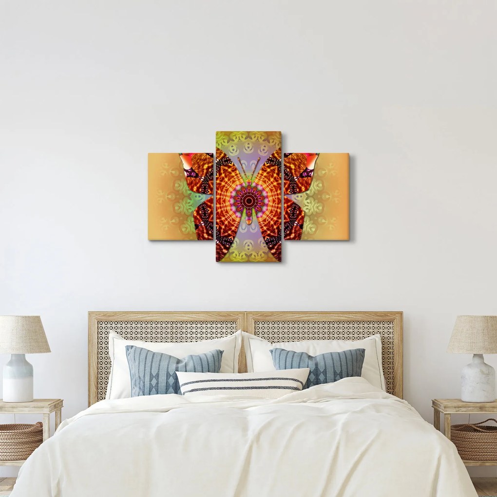 Tablou - Fluture etno (90x60 cm)