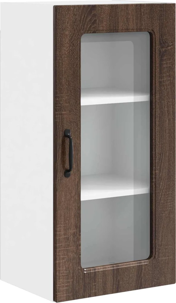 vidaXL Dulap de bucătărie Kalmar Stejar închis 40 x 31 x 80 cm