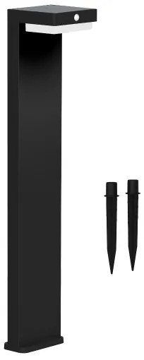 Lampă LED solară Zuma Line PT33813 GRID LED/4,5W/2000 mAh IP44 negru