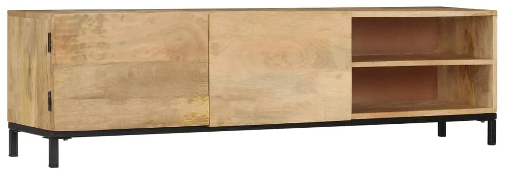 Comoda TV, 145 x 30 x 41 cm, lemn masiv de mango